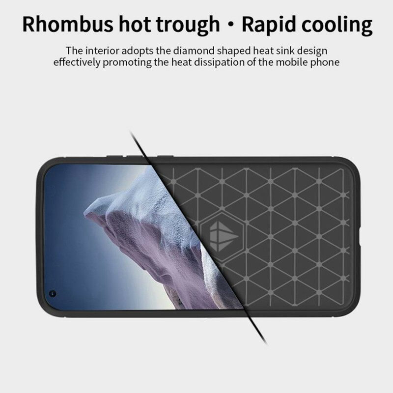 Θήκη Xiaomi Mi 11 Ultra Mofi Brushed Carbon Fiber