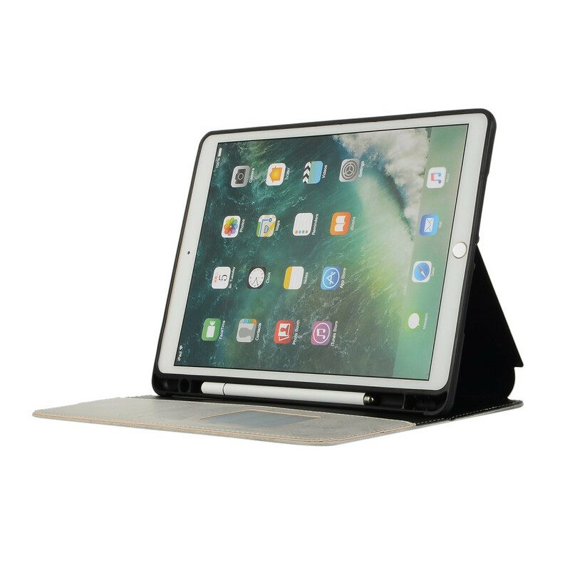 Θήκη Flip iPad 10.2" (2020) (2019) / Air 10.5" / Pro 10.5" Δερμάτινο Εφέ Πολυτελείας