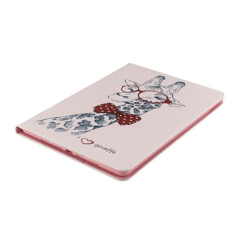 Θήκη Flip iPad 10.2" (2020) (2019) / Air 10.5" / Pro 10.5" Έξυπνη Καμηλοπάρδαλη