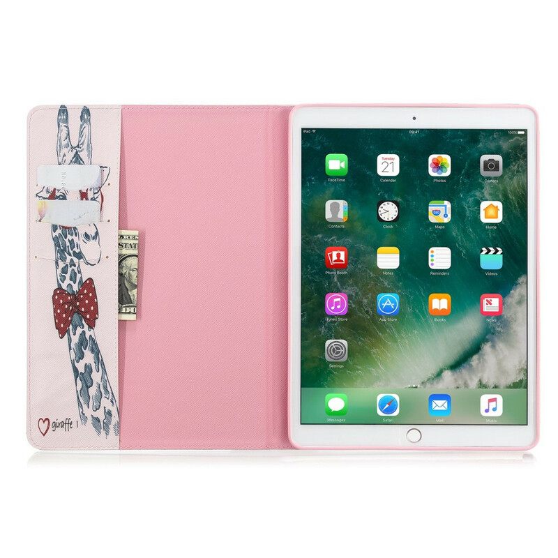 Θήκη Flip iPad 10.2" (2020) (2019) / Air 10.5" / Pro 10.5" Έξυπνη Καμηλοπάρδαλη