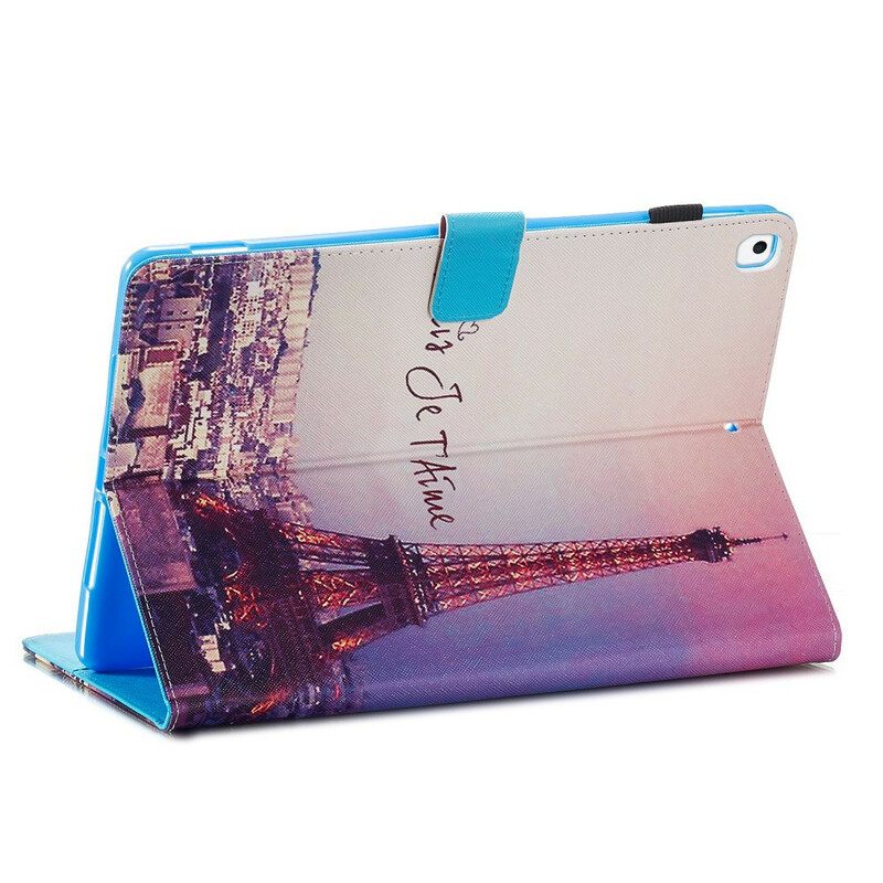Θήκη Flip iPad 10.2" (2020) (2019) / Air 10.5" / Pro 10.5" Παρίσι Σ' Αγαπώ