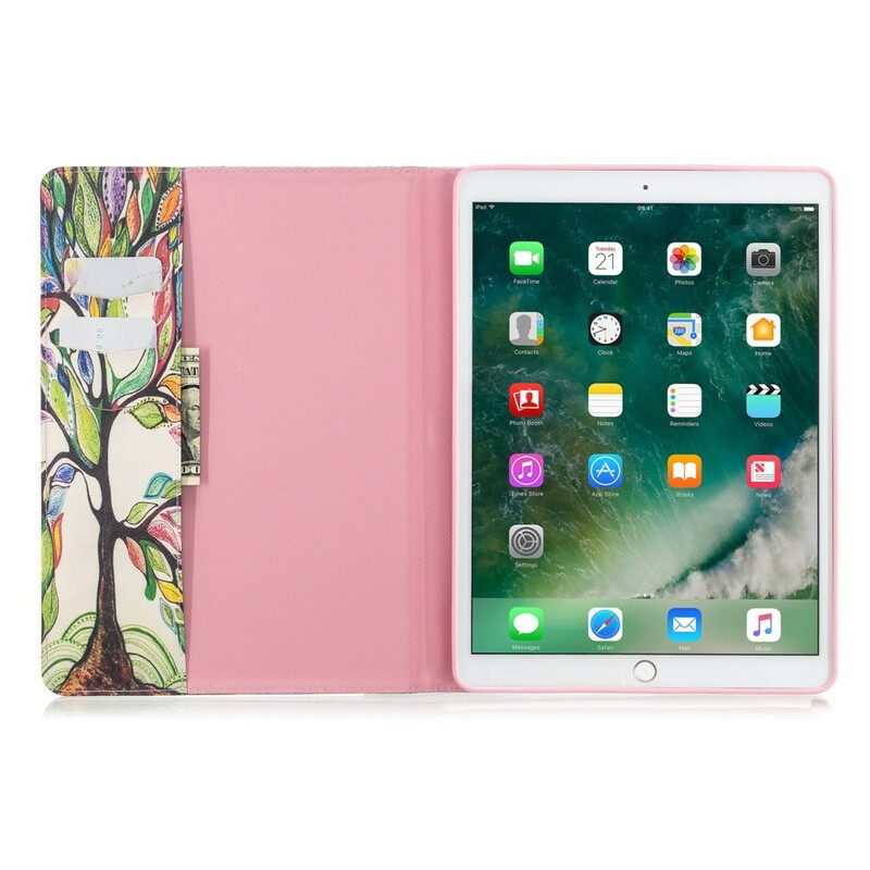 θηκη πορτοφολι iPad 10.2" (2020) (2019) / Air 10.5" / Pro 10.5" Δέντρο Ζωγραφική
