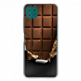 θηκη κινητου Samsung Galaxy A22 5G Εύκαμπτη Σοκολάτα