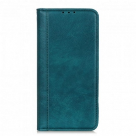 θηκη κινητου Samsung Galaxy A22 5G Θήκη Flip Έκδοση Litchi Split Leather