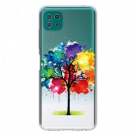 θηκη κινητου Samsung Galaxy A22 5G Χωρίς Ραφή Δέντρο Ακουαρέλας