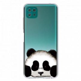 Θήκη Samsung Galaxy A22 5G Διαφανές Panda
