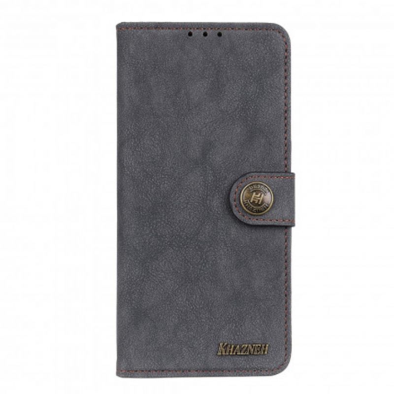Κάλυμμα Moto G9 Play Khazneh Retro Split Leather