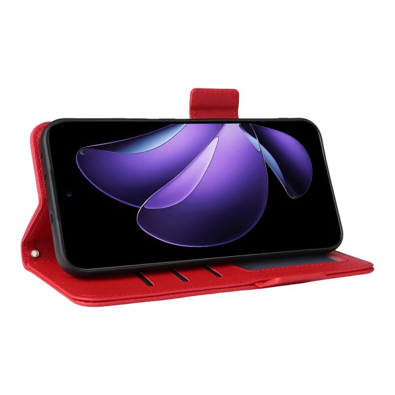 Δερματινη Θηκη Oppo Reno 13 5g Λουράκι Από Τεχνητό Δέρμα Λίτσι