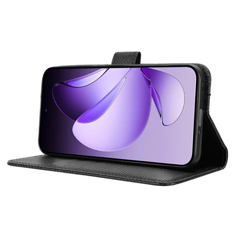 Δερματινη Θηκη Oppo Reno 13 5g Λουρί Με Κουκκίδες