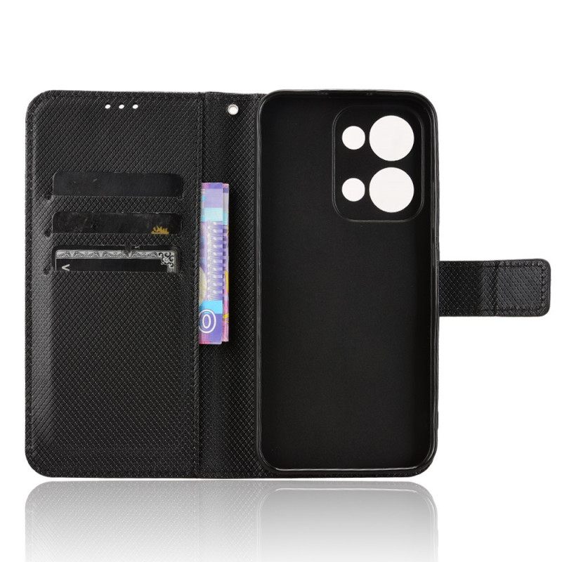 Δερματινη Θηκη Oppo Reno 13 5g Λουρί Με Κουκκίδες