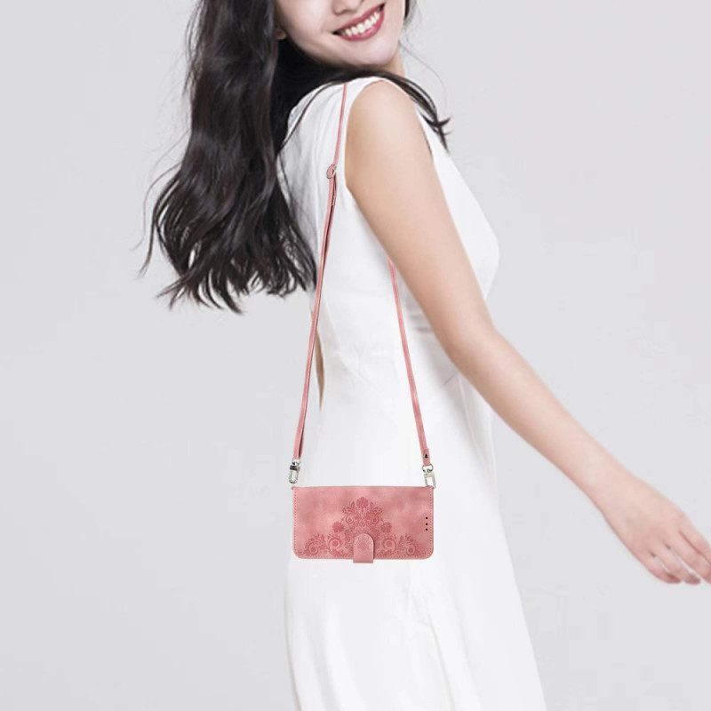 Δερματινη Θηκη Oppo Reno 13 5g Πορτοφόλι Με Μαντάλα