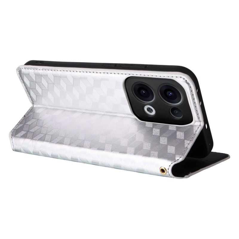 Δερματινη Θηκη Oppo Reno 13 5g Τρισδιάστατα Διαμάντια