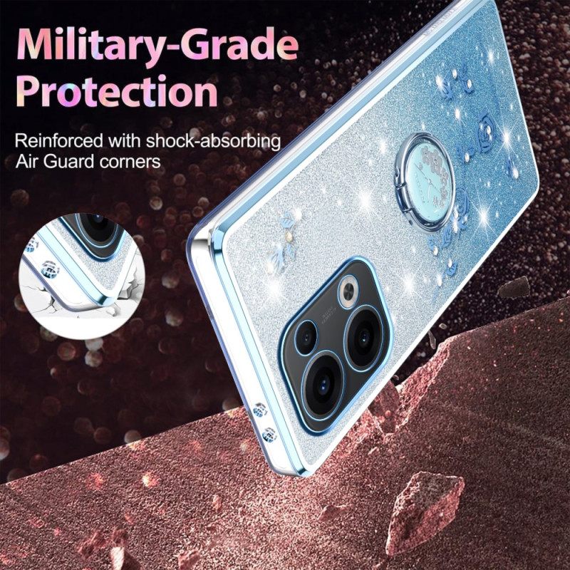 Κάλυμμα Oppo Reno 13 5g Βάση Δακτυλίου Με Στρας Σιλικόνης