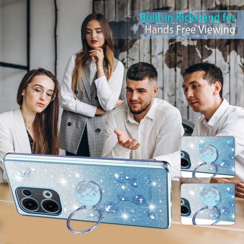 Κάλυμμα Oppo Reno 13 5g Βάση Δακτυλίου Με Στρας Σιλικόνης