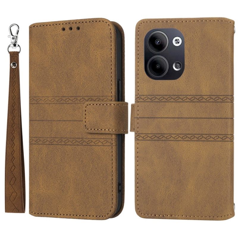 Θηκη Κινητου Oppo Reno 13 5g Θήκες Κινητών Διπλή Ζωφόρος Με Λουρί