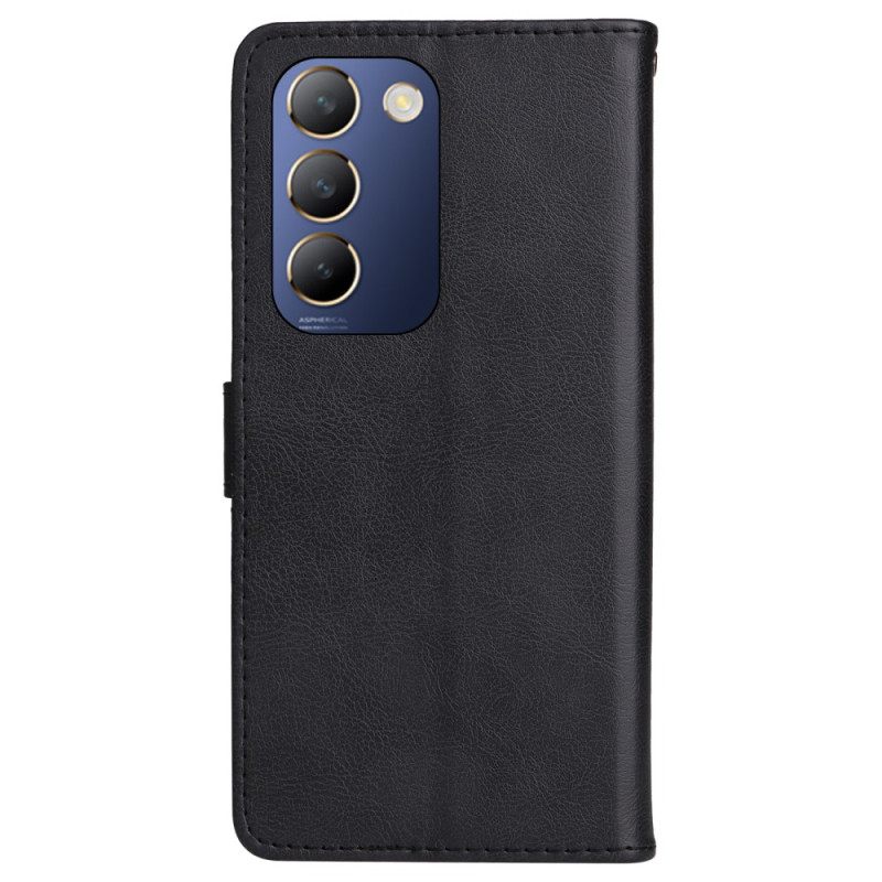 Δερματινη Θηκη Vivo V40 Se 5g Απλό Τεχνητό Δέρμα Σιλικόνης