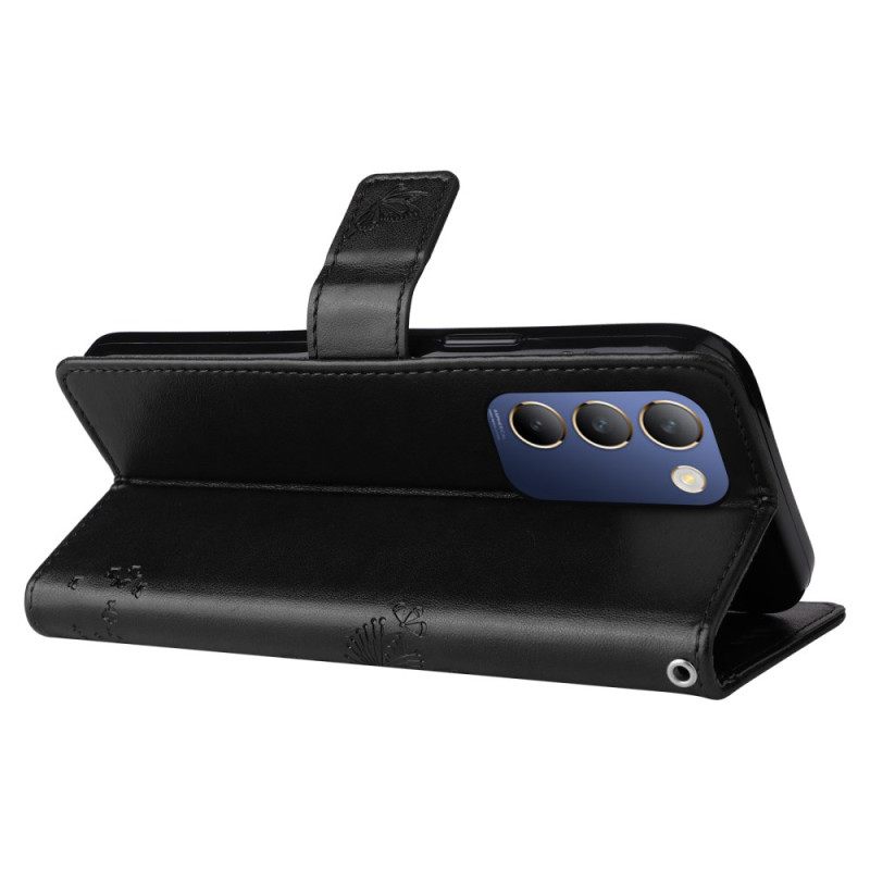 Δερματινη Θηκη Vivo V40 Se 5g Δέντρο Και Γάτα