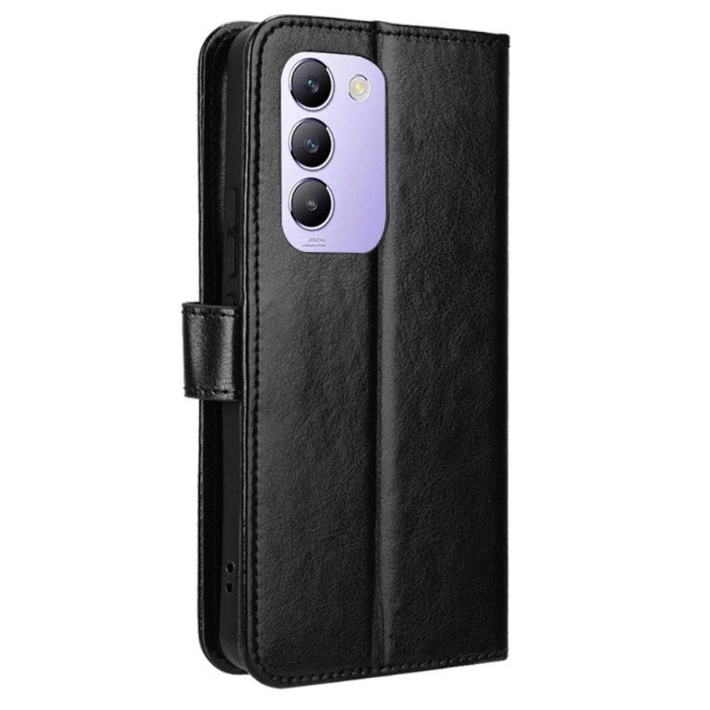 Δερματινη Θηκη Vivo V40 Se 5g Φανταχτερό Τεχνητό Δέρμα Με Λουράκι