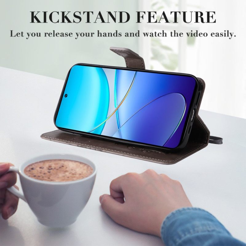 Δερματινη Θηκη Vivo V40 Se 5g Γιγάντιες Πεταλούδες Σιλικόνης