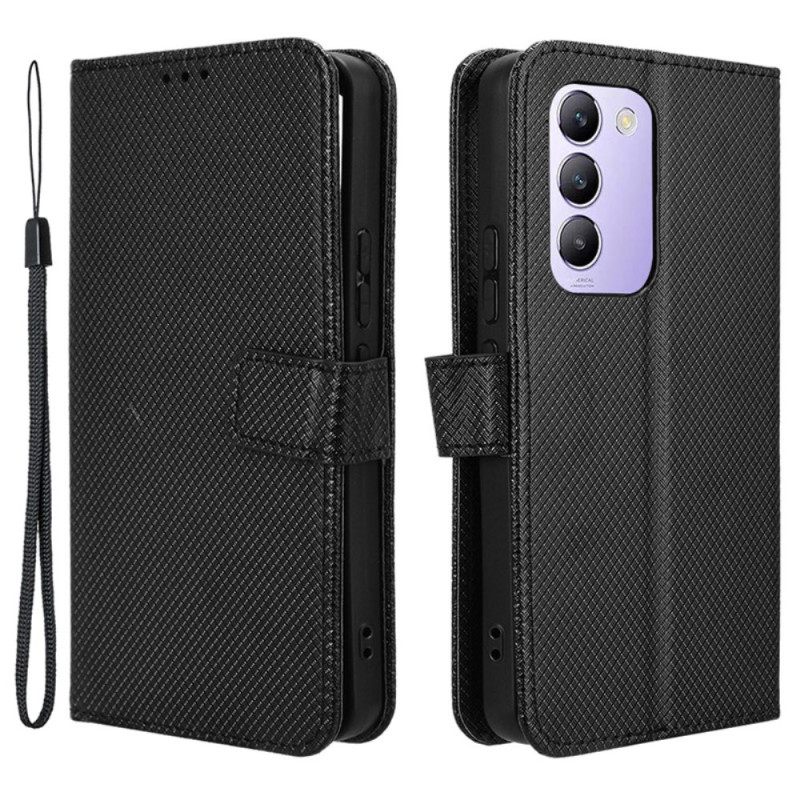 Δερματινη Θηκη Vivo V40 Se 5g Υφή Διαμαντιού