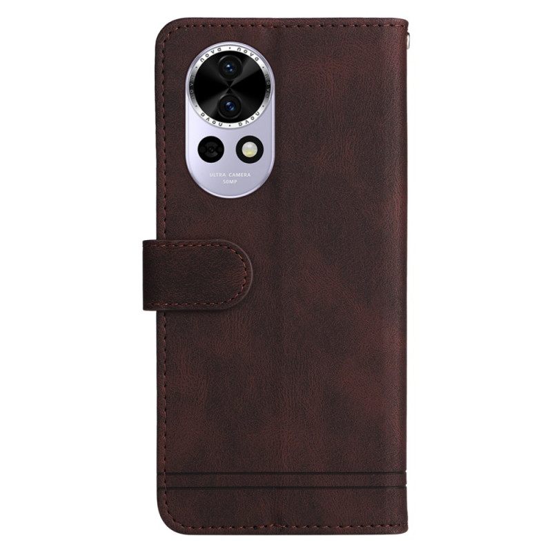 Θηκη Κινητου Huawei Nova 13 Vintage Πριτσίνια Και Λουράκι