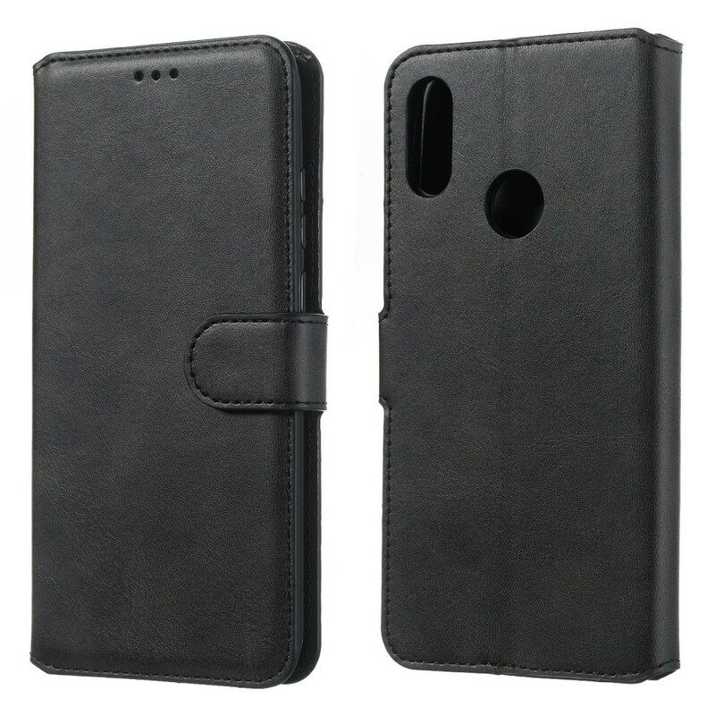 Κάλυμμα Huawei Y6 2019 / Honor 8A Φινετσάτη Υφή Δέρματος