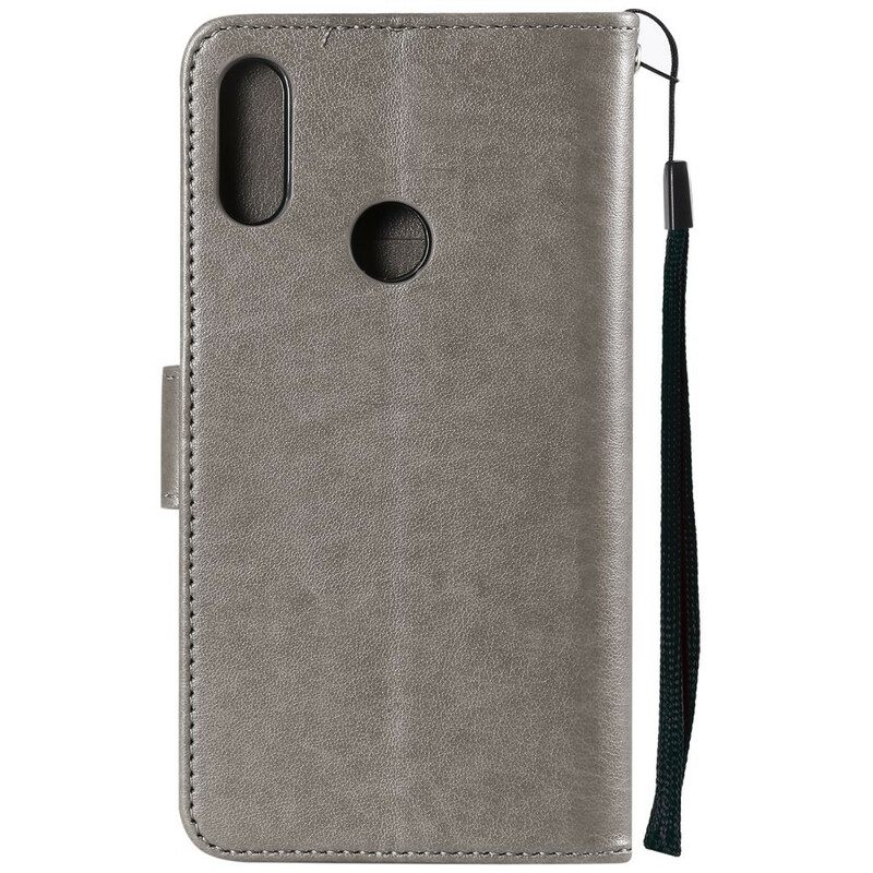 Κάλυμμα Huawei Y6 2019 / Honor 8A με κορδονι Αγαπημένες Κουκουβάγιες Με Λουράκι