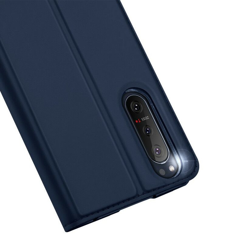 θηκη κινητου Sony Xperia 5 II Θήκη Flip Skin Pro Dux Ducis