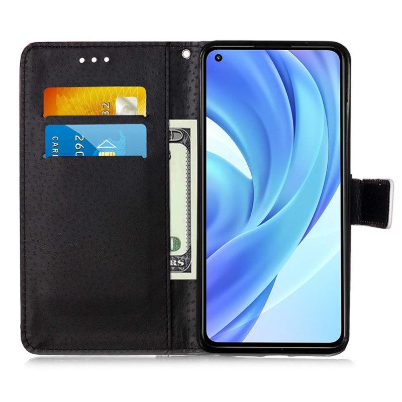 δερματινη θηκη Xiaomi Mi 11 Lite 5G NE / Mi 11 Lite 4G / 5G Όνειρο Γατούλας
