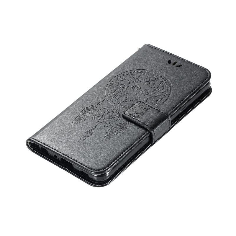 Κάλυμμα Xiaomi Mi 11 Lite 5G NE / Mi 11 Lite 4G / 5G Δερμάτινο Εφέ Dreamcatcher Owl