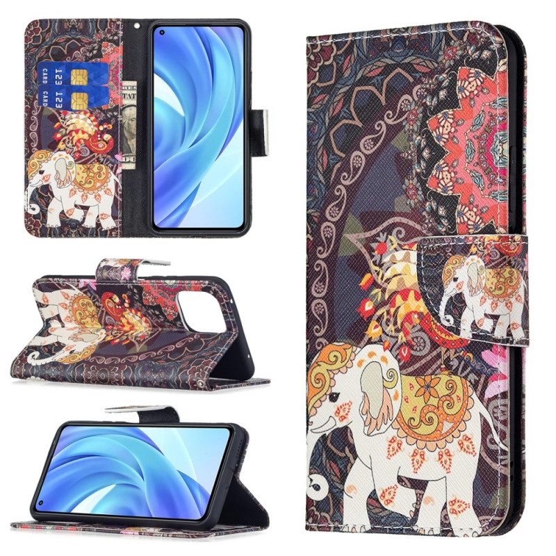 Κάλυμμα Xiaomi Mi 11 Lite 5G NE / Mi 11 Lite 4G / 5G Ινδικοί Ελέφαντες