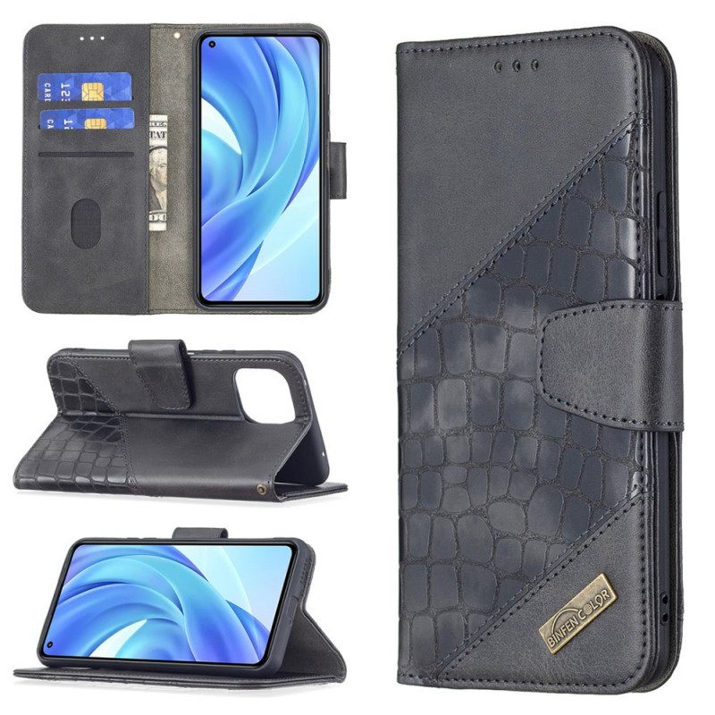 Κάλυμμα Xiaomi Mi 11 Lite 5G NE / Mi 11 Lite 4G / 5G Κλασικό Εφέ Δέρματος Κροκόδειλου