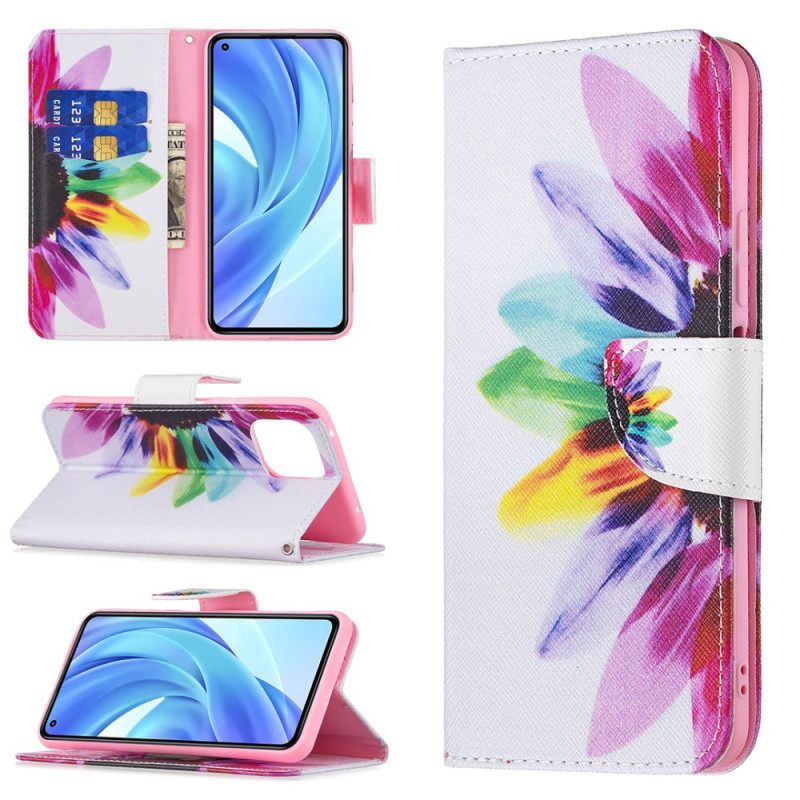 Κάλυμμα Xiaomi Mi 11 Lite 5G NE / Mi 11 Lite 4G / 5G Λουλούδι Ακουαρέλας