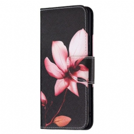 Κάλυμμα Xiaomi Mi 11 Lite 5G NE / Mi 11 Lite 4G / 5G Ροζ Λουλούδι