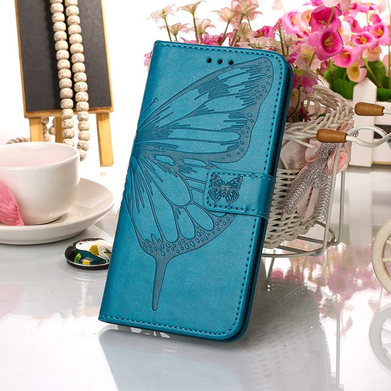 Κάλυμμα Xiaomi Mi 11 Lite 5G NE / Mi 11 Lite 4G / 5G Σχέδιο Πεταλούδας Με Κορδόνι