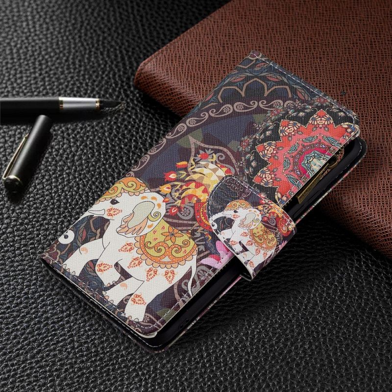 Κάλυμμα Xiaomi Mi 11 Lite 5G NE / Mi 11 Lite 4G / 5G Τσέπη Με Φερμουάρ Ελέφαντα