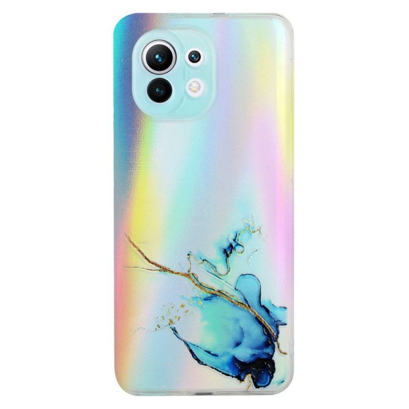 θηκη κινητου Xiaomi Mi 11 Lite 5G NE / Mi 11 Lite 4G / 5G Μάρμαρο Εφέ Λέιζερ