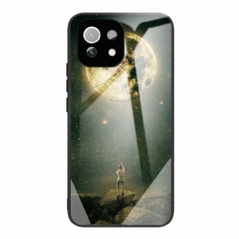 θηκη κινητου Xiaomi Mi 11 Lite 5G NE / Mi 11 Lite 4G / 5G Tempered Glass Moon Art