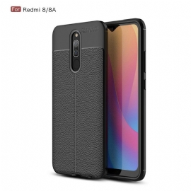 θηκη κινητου Xiaomi Redmi 8A Δερμάτινο Εφέ Litchi Διπλής Γραμμής