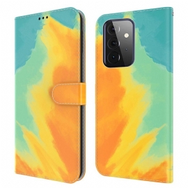 δερματινη θηκη Samsung Galaxy A72 4G / 5G Ακουαρέλα