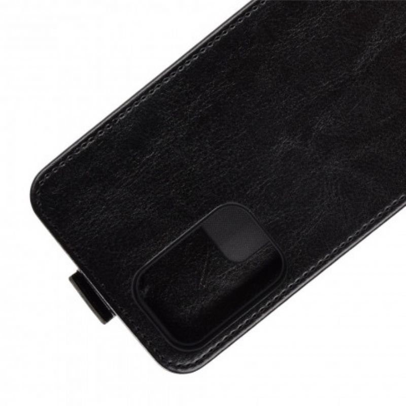 Κάλυμμα Samsung Galaxy A72 4G / 5G Θήκη Flip Κάθετο Πτερύγιο Με Εφέ Δέρματος