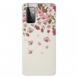 θηκη κινητου Samsung Galaxy A72 4G / 5G Φθορίζοντα Λουλούδια
