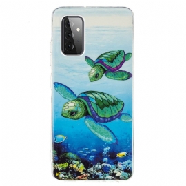 θηκη κινητου Samsung Galaxy A72 4G / 5G Φθορίζουσες Χελώνες