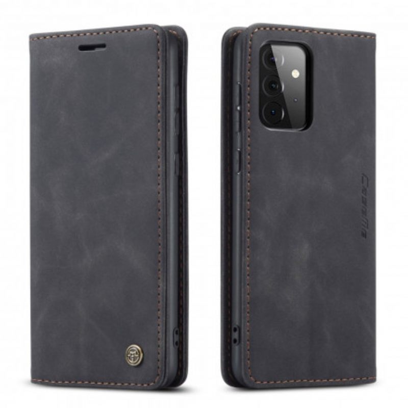 θηκη κινητου Samsung Galaxy A72 4G / 5G Θήκη Flip Caseme Faux Leather