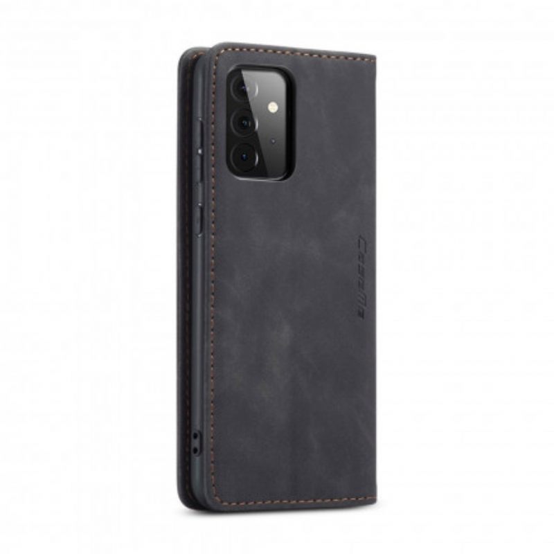θηκη κινητου Samsung Galaxy A72 4G / 5G Θήκη Flip Caseme Faux Leather