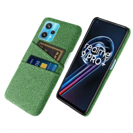 θηκη κινητου Realme 9 Pro Plus Διπλή Υφασμάτινη Θήκη Κάρτας