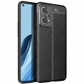 Θήκη Realme 9 Pro Plus Δερμάτινο Εφέ Litchi Διπλής Γραμμής