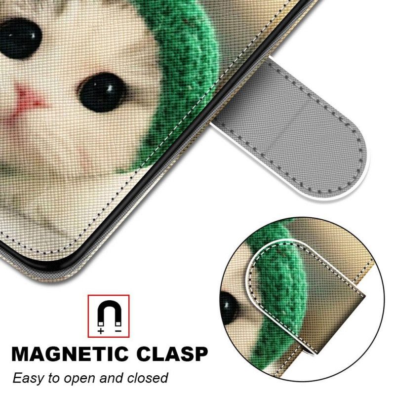 Κάλυμμα Samsung Galaxy M53 5G με κορδονι Διασκεδαστικό Strappy Kitten