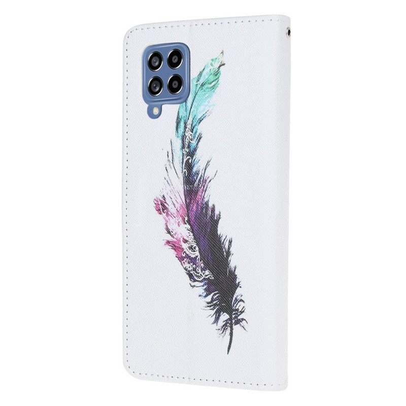 Κάλυμμα Samsung Galaxy M53 5G με κορδονι Φτερό Με Λουρί