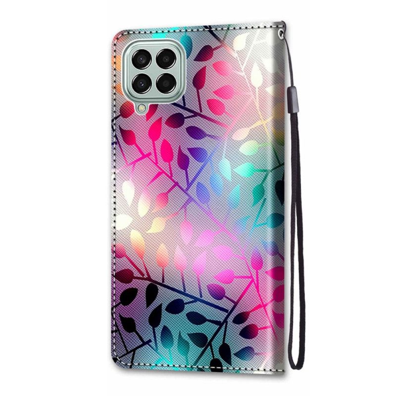 Κάλυμμα Samsung Galaxy M53 5G με κορδονι Φύλλα Ταινίας